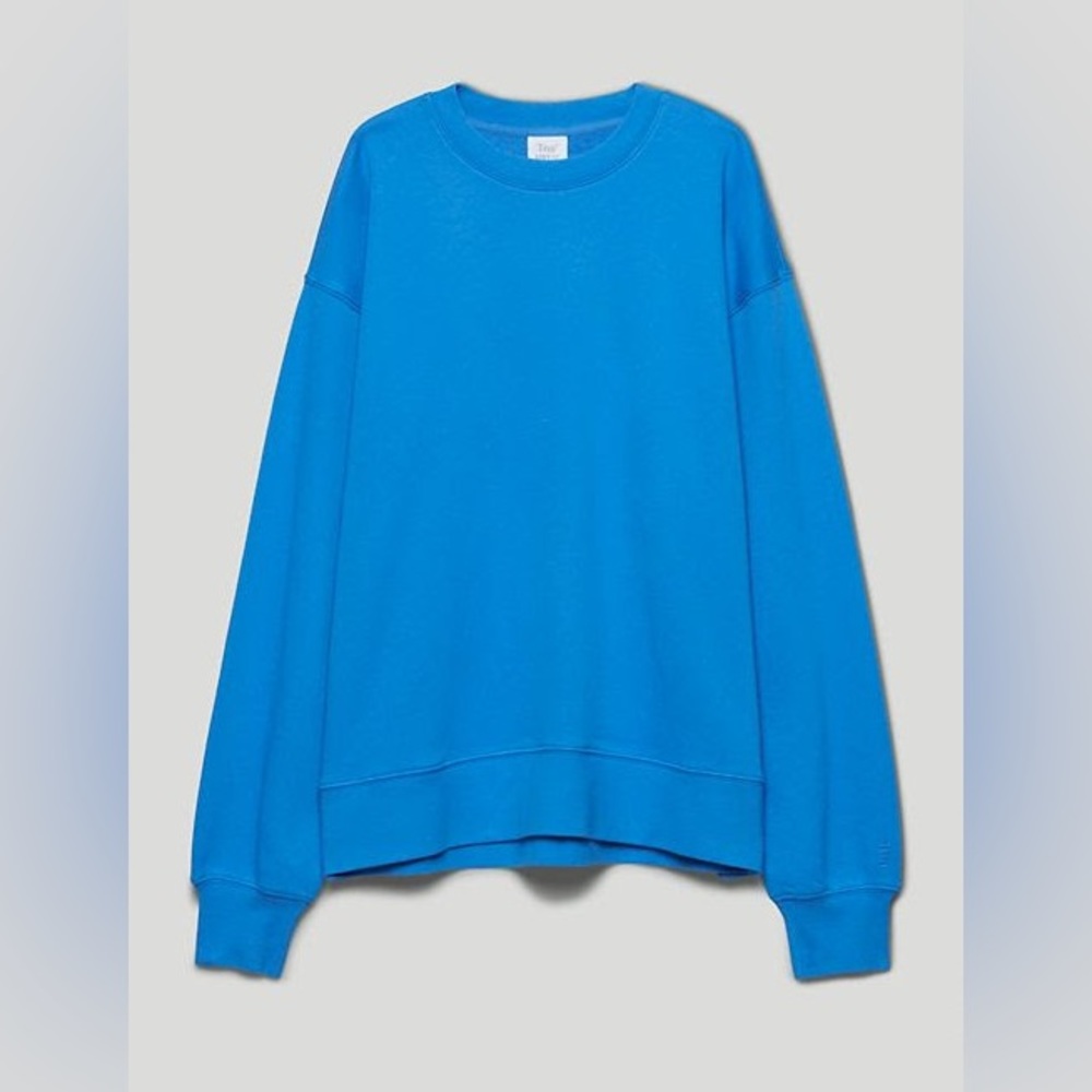 Aritzia TNA Airy Fleece Boyfriend Crew Sweatshirt sz. 3